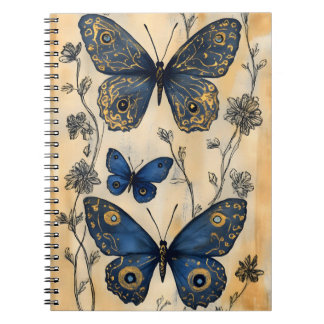 Carnet Papillons de style japonais,