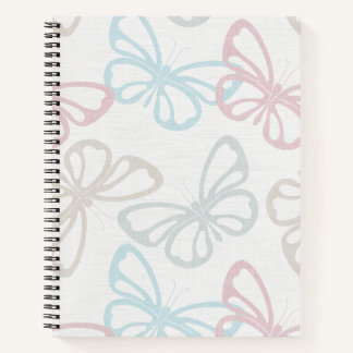 Carnet Papillons éparés (Grande Échelle)