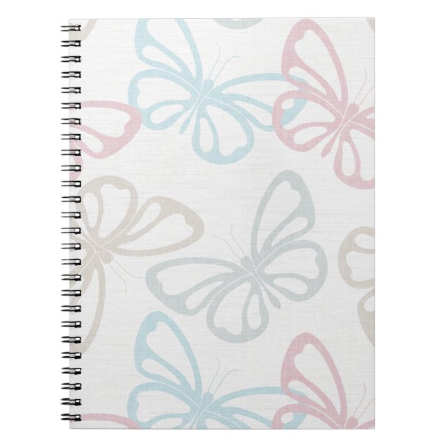 Carnet Papillons éparés (Grande Échelle) (Devant)