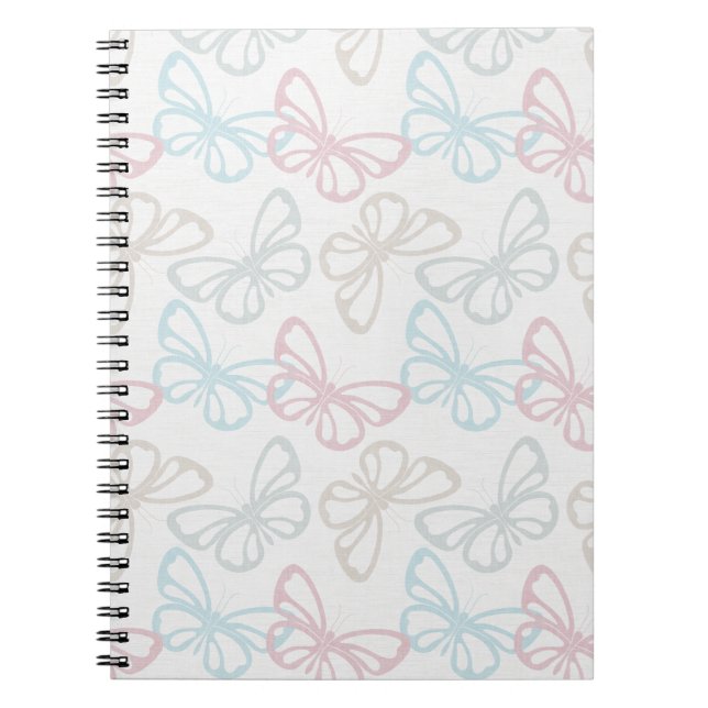 Carnet Papillons éparés (moyenne échelle) (Devant)