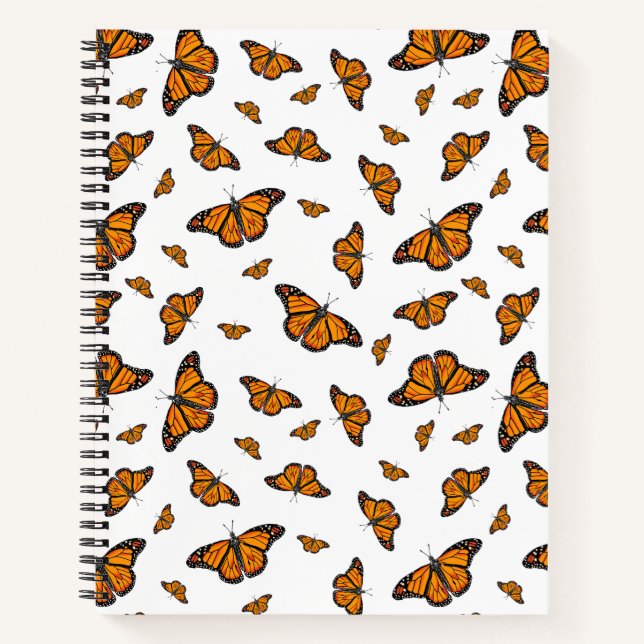 Carnet Papillons monarques (Devant)