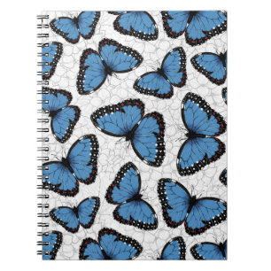 Carnet Papillons morpho bleu