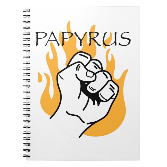 Carnet papryre (Devant)