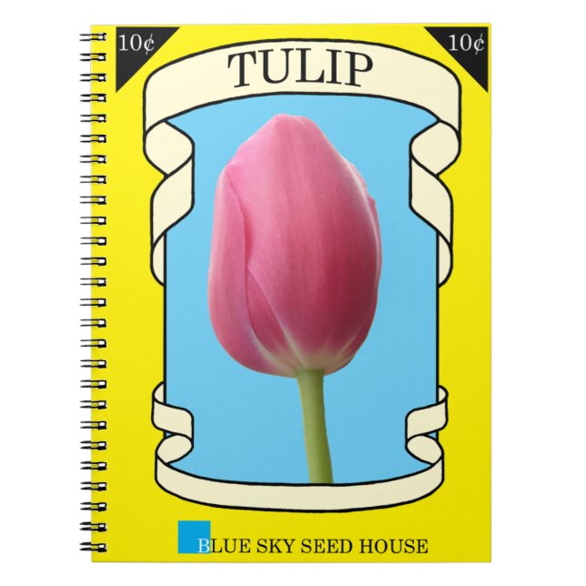 Carnet Paquet de graines de Tulip (Devant)