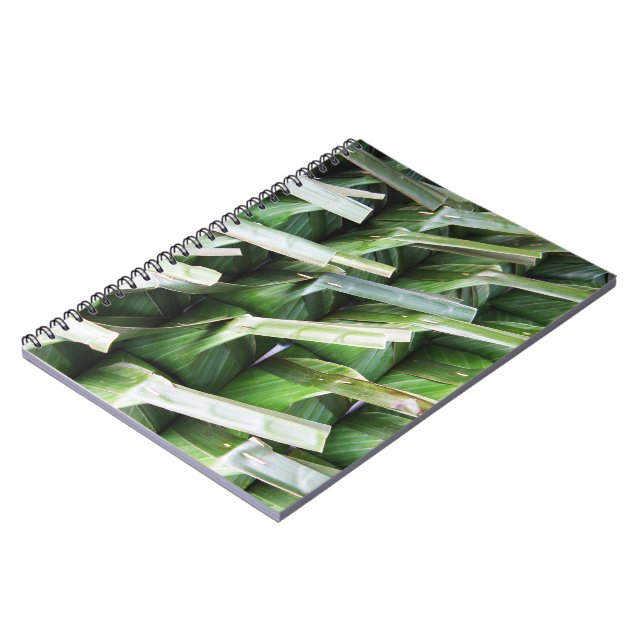 Carnet Paquets en feuille de bananier enveloppés (Côté gauche)