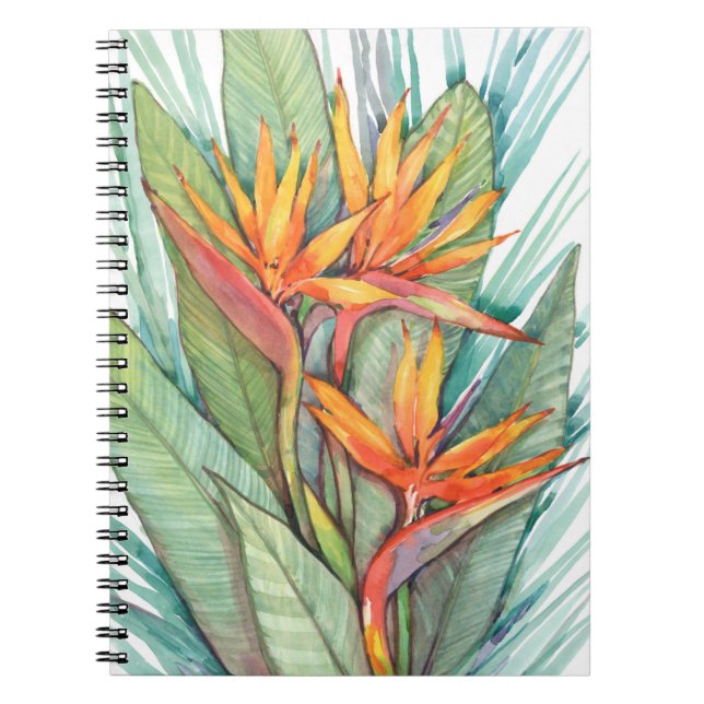 Carnet Paradis botanique tropical II (Devant)