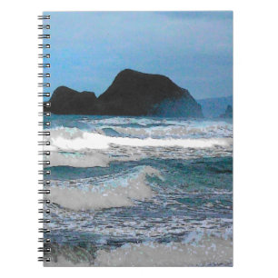Carnet Paradis tropical océanique de la côte hawaïenne