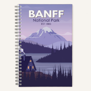 Carnet Parc national Banff Canada Vintage Voyage
