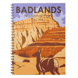 Carnet Parc national des Badlands Dakota du Sud