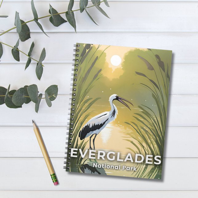 Carnet Parc national des Everglades | Bouche aquarelle (Créateur téléchargé)