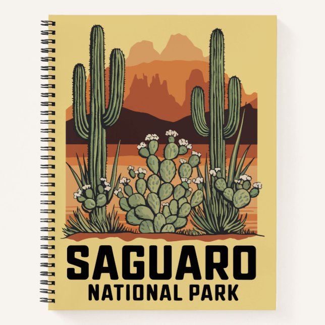 Carnet Parc national du Saguaro Cactus (Devant)