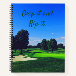 Carnet Parcours de golf Grip it et Rip it