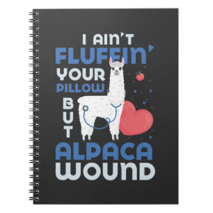 Carnet Paredic Alpaca Infirmière soignante Trauma EMT