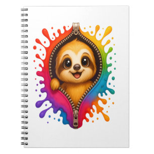Carnet Paresseux Aquarelle