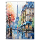 Paris France Bohème peinture aquarelle