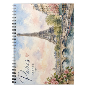 Carnet Paris France Tour Eiffel rivière seine