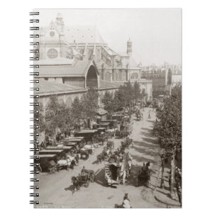 Carnet Paris : Les Halles, C1900