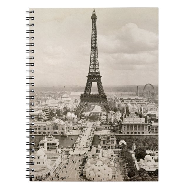 Carnet Paris : Tour Eiffel, 1900 (Devant)