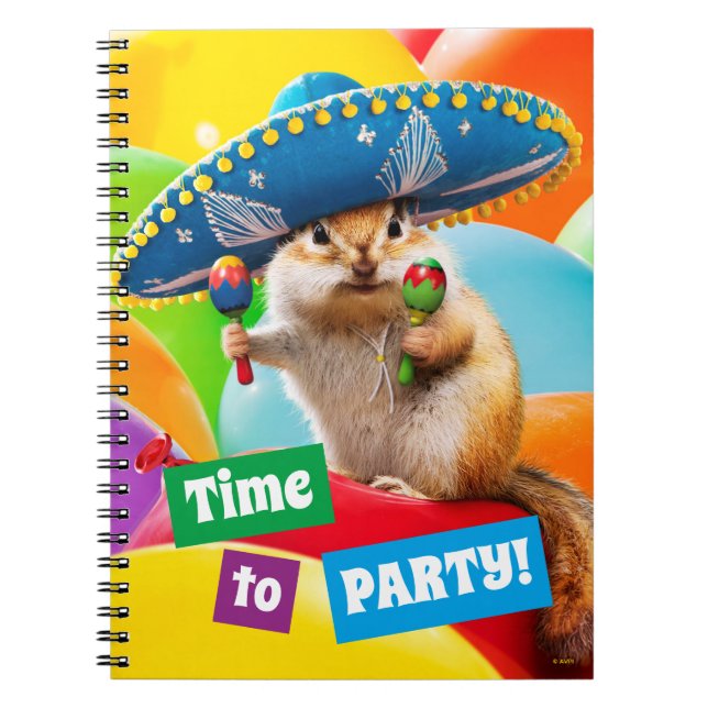 Carnet Parti Chipmunk De Sombrero (Devant)