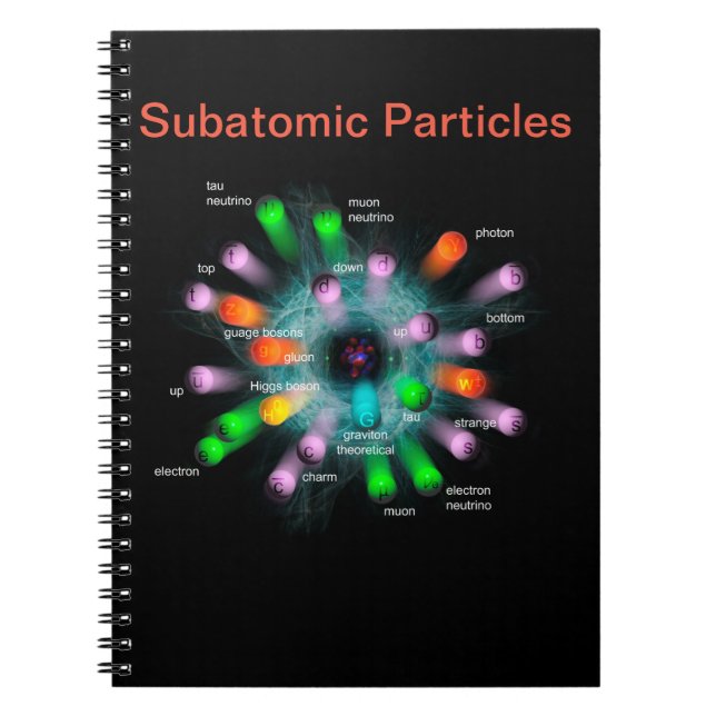 Carnet Particules subatomiques (Devant)