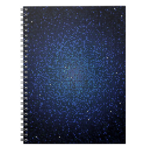 Carnet Parties scintillant bleue Sequin Disco Glitz Carne