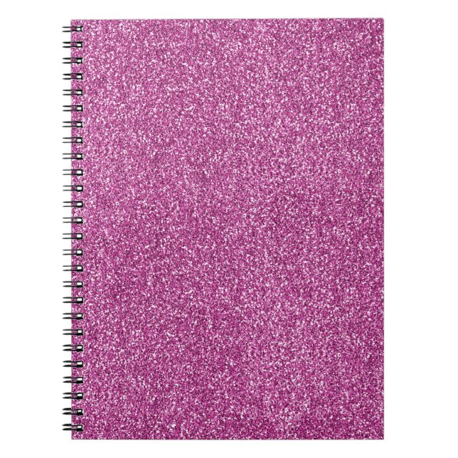 Carnet Parties scintillant Girl Rose Glitz (Devant)