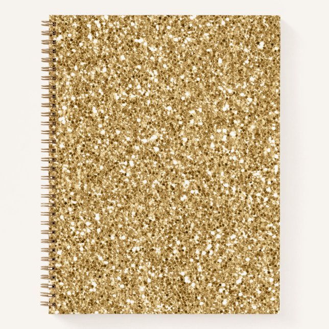Carnet Parties scintillant Gold Glitz        (Devant)