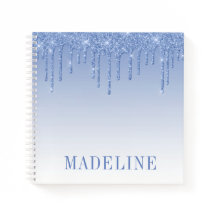 Parties scintillant moderne tendance Dusty Blue