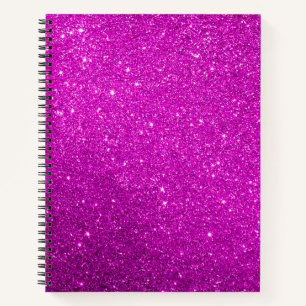 Carnet Parties scintillant pourpre