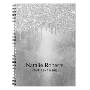 Carnet Parties scintillant Silver tendance Drivers Alumin