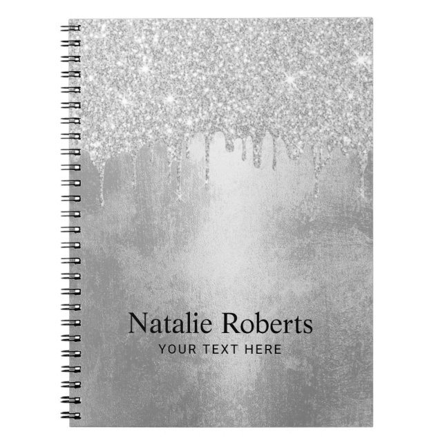 Carnet Parties scintillant Silver tendance Drivers Alumin (Devant)
