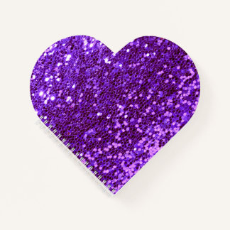 Carnet Parties scintillant violet étincelante brillante f