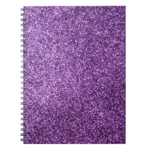 Carnet Parties scintillantes pourpres de Faux