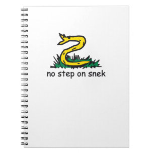 Carnet Pas de pas sur les mèmes de serpent Gadsden parodi