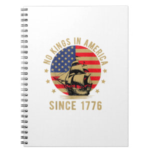 Carnet Pas de rois en Amérique depuis 1776 Drapeau améric