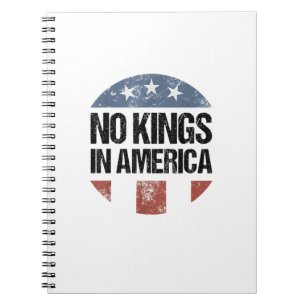 Carnet Pas de rois en Amérique Vintage Patriotique Pas de