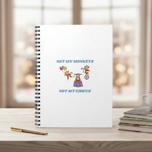 Carnet Pas mon cirque - Pas mes singes