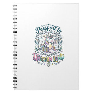 Carnet Passeport de Licorne pour la Terre des Licornes Fo