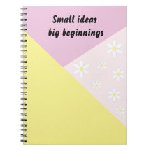 Pastel Geometric Notebook with Editable Text