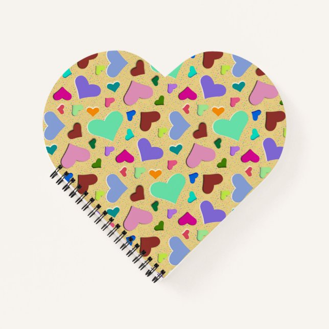 Carnet Pastel Hearts (Devant)