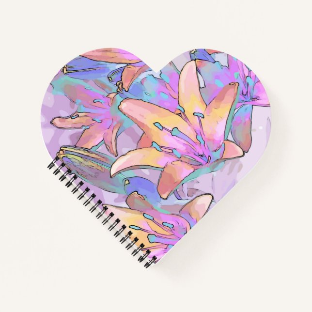 Carnet Pastel Lily Love (Devant)