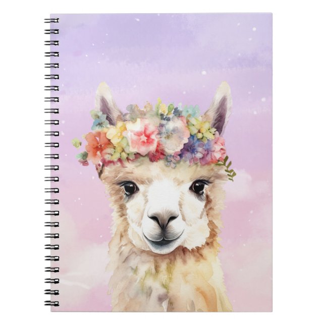 Carnet Pastel Llama (Devant)