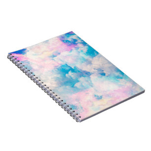 Carnet Pastel Rainbow Ciel nuageux