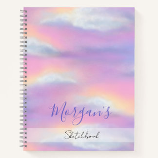 Carnet Pastel Rainbow Sky Custom Sketbook