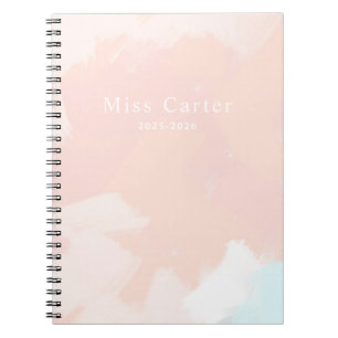 Carnet Pastel Springtime with Name and Year Details