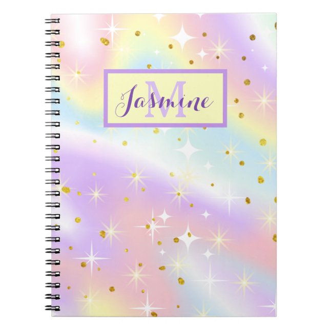 Carnet Pastel Watercolor Dreams - Personnalisé (Devant)