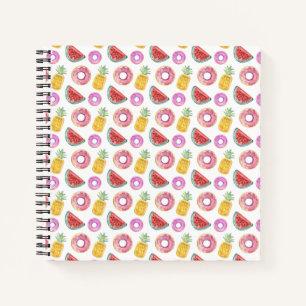 Carnet Pastel Watercolor Pool Flottant Motif
