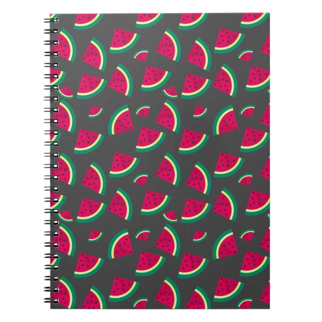 Carnet Pastèque noire (Devant)