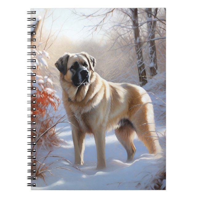 Carnet Pasteur Anatolien Laisser Neige Noël (Devant)