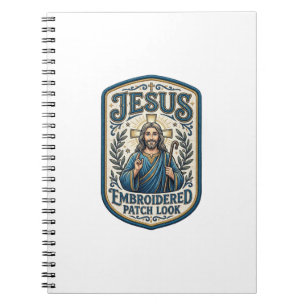 Carnet Patch brodé Jésus Regardez Patch brodé Jésus